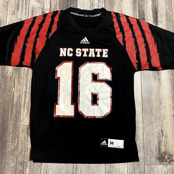 North Carolina NC State Wolfpack #16 Russell Wilson? Adidas Jersey Mens size Med - Picture 1 of 2